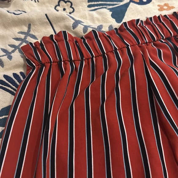 Zara striped loose fit paper bag pants - Picture 13 of 13